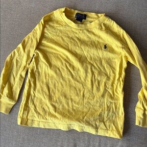 Polo Ralph Lauren Yellow Long Sleeve Shirt